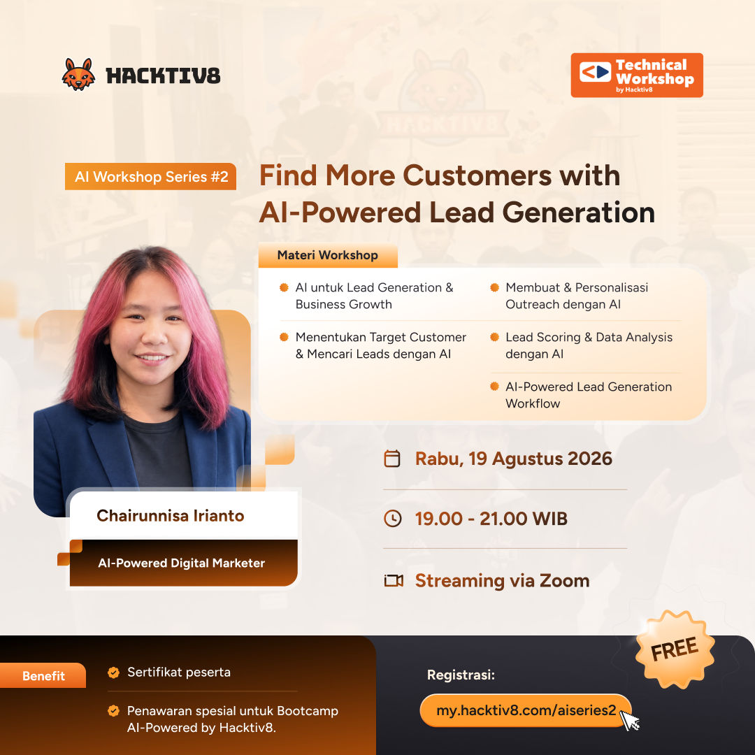 Find More Customers with AI-Powered Lead Generation × Hacktiv8