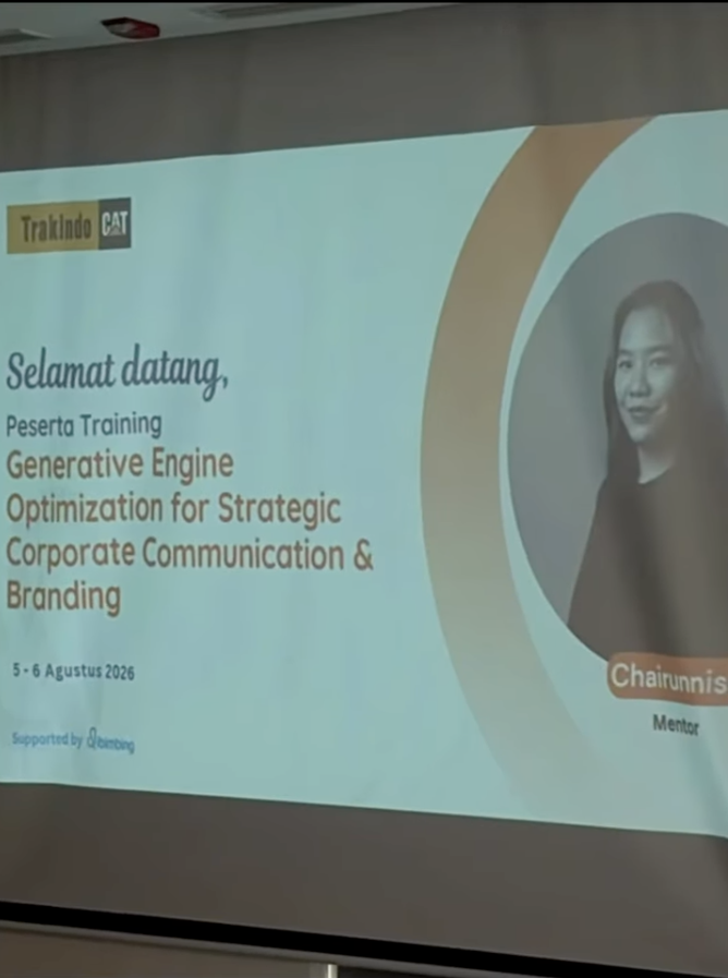 GEO Training for Strategic Corporate Communication and Branding × Trakindo × Dibimbing.id